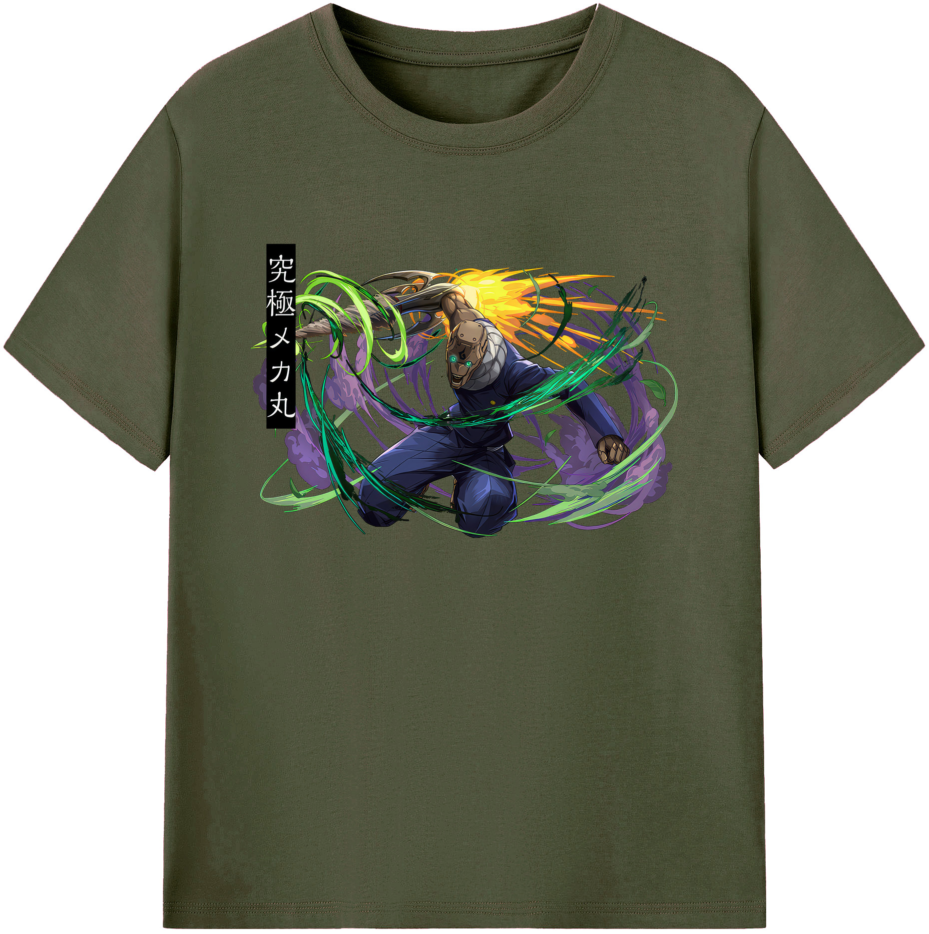（画像用） 呪術廻戦 Jujutsu Kaisen 綿100％ メンズ半袖Tシャツ｜肌触りやわらか＆通気性